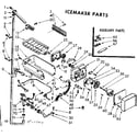 Kenmore 1068607342 icemaker parts diagram
