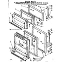 Kenmore 1068607960 door parts diagram