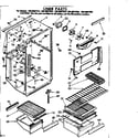 Kenmore 1068607912 liner parts diagram