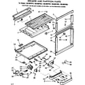 Kenmore 1068607912 breaker and partition parts diagram