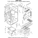 Kenmore 1068607966 liner parts diagram