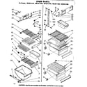 Kenmore 1068611410 liner parts diagram