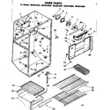 Kenmore 1068615660 liner parts diagram