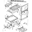 Kenmore 1068615660 breaker and partition parts diagram