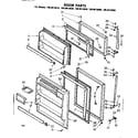 Kenmore 1068615660 door parts diagram