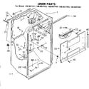 Kenmore 1068627341 liner parts diagram