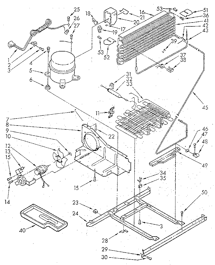 Kenmore 1068627630 unit parts diagram