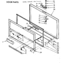 Kenmore 198714441 door parts diagram
