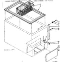 Kenmore 198715210 cabinet parts diagram