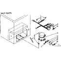 Kenmore 198715640 unit parts diagram