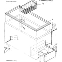 Kenmore 198717625 cabinet parts diagram