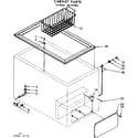 Kenmore 1987191842 cabinet parts diagram