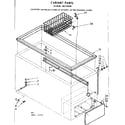 Kenmore 1987192350 cabinet parts diagram
