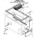 Kenmore 1988101850 cabinet parts diagram