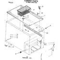Kenmore 1988111552 cabinet parts diagram