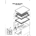 Kenmore 1988120910 door and unit parts diagram