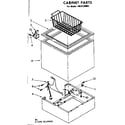 Kenmore 1988120982 cabinet parts diagram