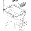 Kenmore 1988131285 cabinet parts diagram