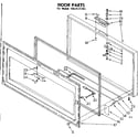 Kenmore 1988131285 door parts diagram