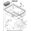 Kenmore 1988132352 cabinet parts diagram