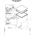 Kenmore 1988140585 door and unit parts diagram