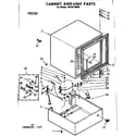 Kenmore 1988210980 cabinet and unit parts diagram