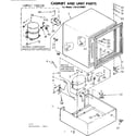 Kenmore 1988220983 cabinet and unit parts diagram