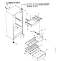 Kenmore 2537693241 cabinet parts diagram