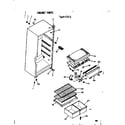 Kenmore 2537694233 cabinet parts diagram