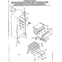 Kenmore 2538134202 cabinet parts diagram
