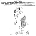 Kenmore 2538334170 unit parts diagram