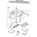 Kenmore 2538607565 cabinet parts diagram