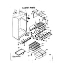 Kenmore 2538619000 cabinet parts diagram