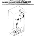 Kenmore 2538741861 ice maker installation parts diagram