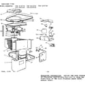 Kenmore 769813740 functional replacement parts diagram