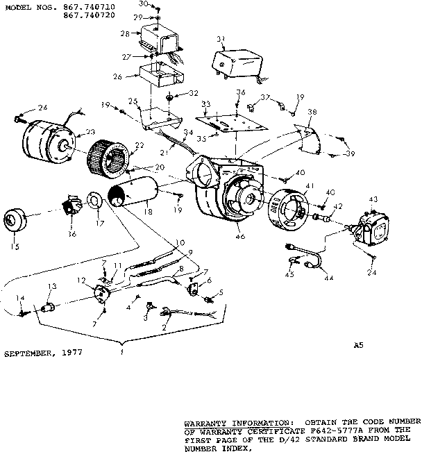 Kenmore 867740710 firing head assembly diagram