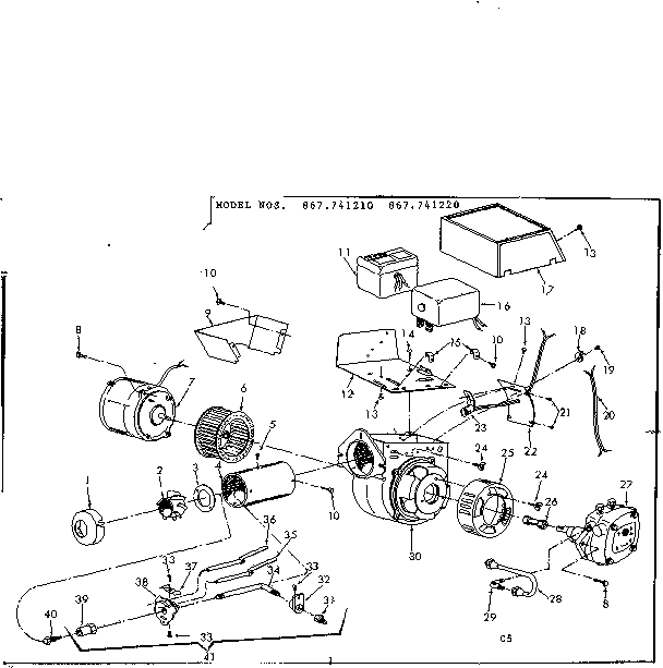 Kenmore 867741220 firing head assembly diagram