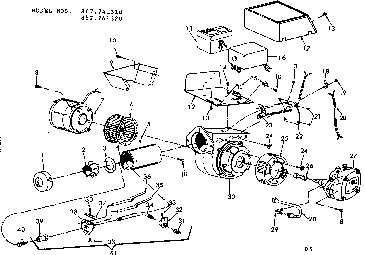 Kenmore 867741310 firing head assembly diagram