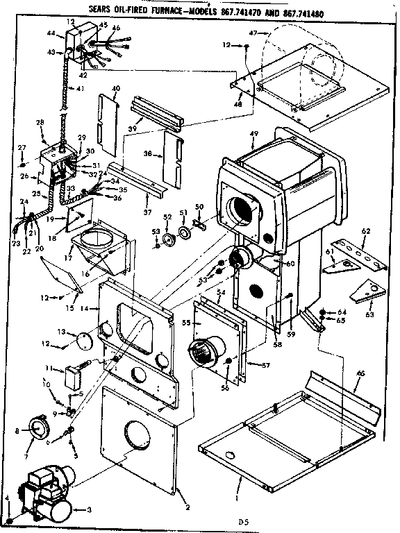 Kenmore 867741470 burner assembly diagram