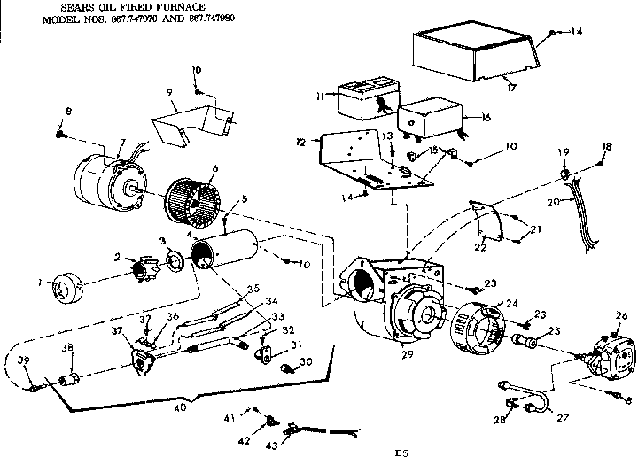 Kenmore 867747980 burner assembly diagram