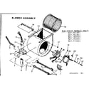 Kenmore 867763222 blower asm diagram
