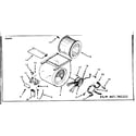 Kenmore 867761141 blower assembly diagram