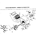 Kenmore 867761180 blower housing diagram