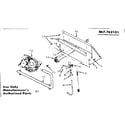 Kenmore 867762131 gas burners and manifold diagram