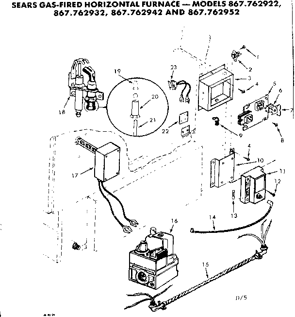Kenmore 867762932 control box diagram