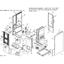 Kenmore 867763261 functional replacement parts diagram