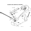 Kenmore 867763261 burner and manifold assembly diagram