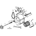 Kenmore 867763470 blower assembly diagram