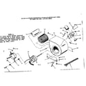 Kenmore 867763631 blower assembly diagram