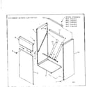 Kenmore 867764541 accessory return air cabinet diagram